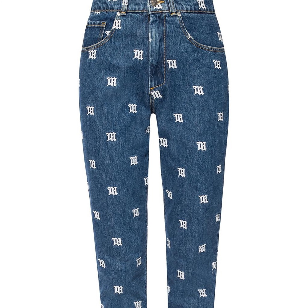 MISBHV blue monogram jeans